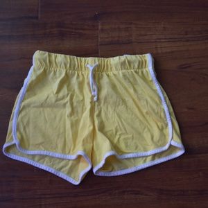 Girls Yellow Shorts